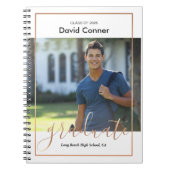 Abschluss-Foto-Notebook | Klasse 2025 Notizblock (Vorderseite)