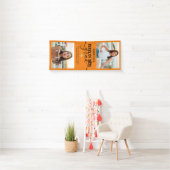 Abschluss Foto Orange School Colour Banner (Insitu)