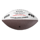 Abschluss Foto Orange School Team Name Football (Gedreht 270)