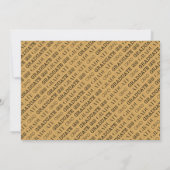 Abschluss Foto Party Einladung (Rückseite)