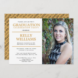 Abschluss Foto Party Einladung