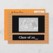 Abschluss Foto Party Einladung Tempalte (Vorne/Hinten)