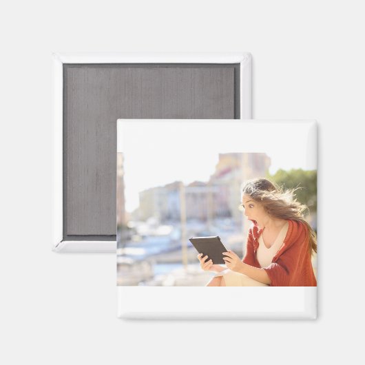 Abschluss Foto Party Magnet (Vorderseite/Rückseite)