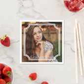 Abschluss Foto Party Paper Napkin Set Serviette (Beispiel)