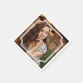 Abschluss Foto Party Paper Napkin Set Serviette (Ecke)