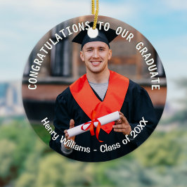 Abschluss Foto Personalisiert Graduate Keepake Keramik Ornament