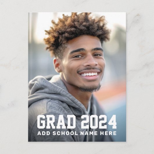 Abschluss Foto Postkarte (Vorderseite)