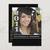 Abschluss Foto Postkarten (Vorne/Hinten)