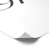 Abschluss Foto Prop Frame Moderne Minimalistisch Poster (Ecke)