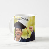 Abschluss Foto Proud Graduate Gift Kaffeetasse (Vorderseite Links)
