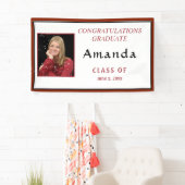 Abschluss Foto Red & Black Class Banner (Insitu)