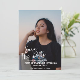 Abschluss Foto Save the Date