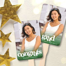 Abschluss Foto schlicht, modern und grün Keepe