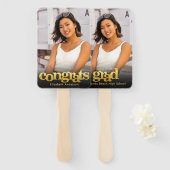 Abschluss Foto schlichte moderne Goldpfeife Fächer (Vorne und Hinten)