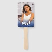 Abschluss Foto schlichte moderne Marinebar Fächer (Rückseite)