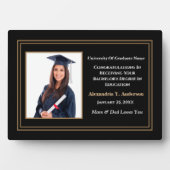 Abschluss Foto School Award Custom Fotoplatte (Vorderseite)