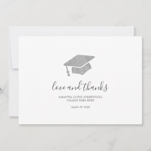 Abschluss Foto Script 2024 Graduate Dankeskarte