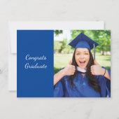 Abschluss Foto Script Grad 2024 Party Einladung (Rückseite)