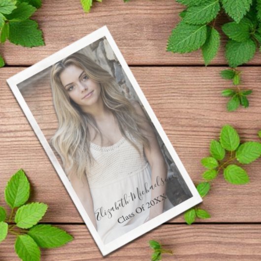 Abschluss Foto Serviette