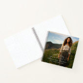 Abschluss Foto Spiral Notebook Gästebuch Notizblock (Innenseite)