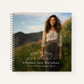 Abschluss Foto Spiral Notebook Gästebuch Notizblock (Vorderseite)