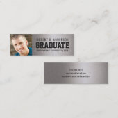 Abschluss-Foto-sportliches Telefonnummerkarte (Vorne/Hinten)