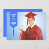 Abschluss Foto Stole Ankündigung (Vorne/Hinten)