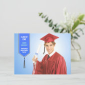 Abschluss Foto Stole Ankündigung (Stehend Vorderseite)