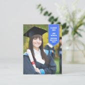 Abschluss Foto Stole Ankündigung (Stehend Vorderseite)