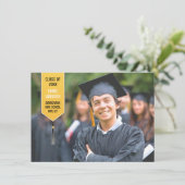 Abschluss Foto Stole Ankündigung (Stehend Vorderseite)