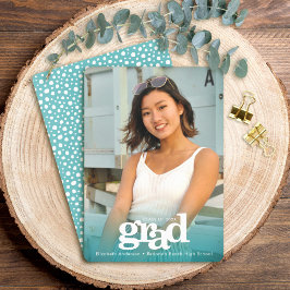 Abschluss Foto türkisblau kühn modern Ankündigung