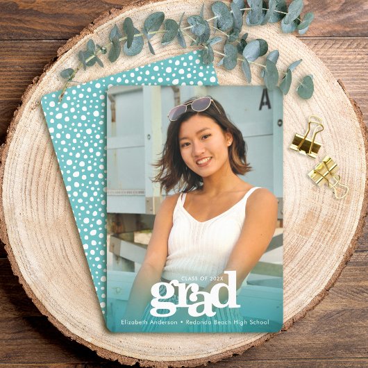 Abschluss Foto türkisblau kühn modern Ankündigung