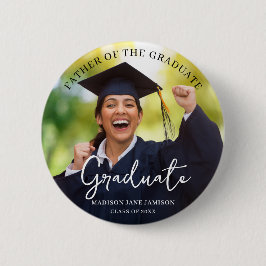 Abschluss Foto Vater der Graduate Button