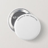 Abschluss Foto Vater der Graduate Button (Vorne & Hinten)