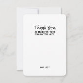 Abschluss Foto Vielen Dank Dankeskarte (Rückseite)