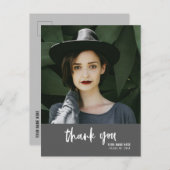 Abschluss Foto Vielen Dank Postkarte (Vorne/Hinten)