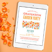 Abschluss Foto weg Garten Party Einladung