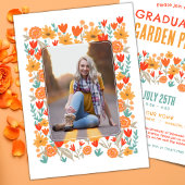 Abschluss Foto weg Garten Party Einladung