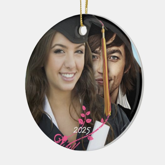 Abschluss Foto Weihnachtsschmuck (Links)