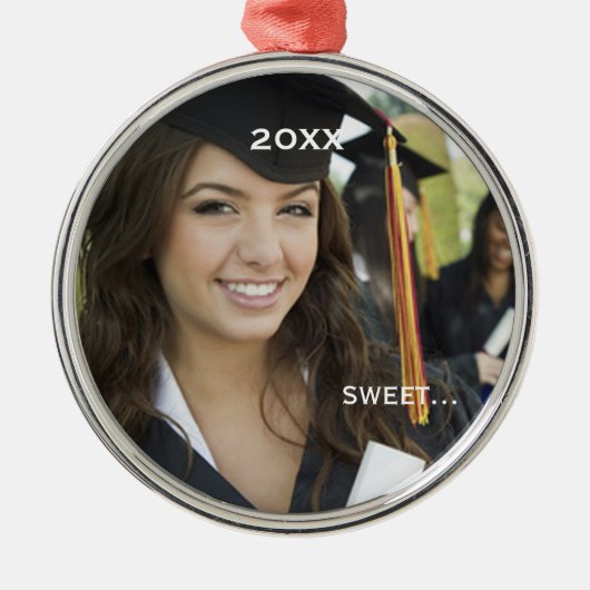 Abschluss Foto Weihnachtsschmuck (Vorne)