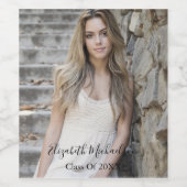 Abschluss Foto Weinetikett (Einzelnes Label)