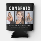 Abschluss Fotocollage Gratulation S Dosenkühler (Vorderseite)