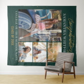 Abschluss Fotocollage Hintergrund 2025 Fotoshop Wandteppich (Beispiel (Horizontal))