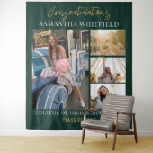 Abschluss Fotocollage Hintergrund 2025 Fotoshop Wandteppich (Beispiel)