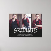 Abschluss-FotoCollage Leinwanddruck (Vorderseite)