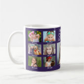 Abschluss-Fotocollage Lila Abschlussfeier Kaffeetasse (Links)