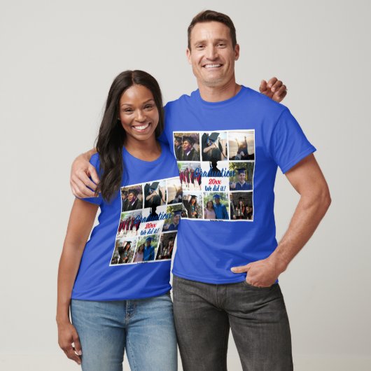 Abschluss FotoCollage Personalisierter T - Shirt (Unisex)