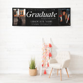 Abschluss-Fotos, Jahrgang, Graduate Black Banner (Insitu)