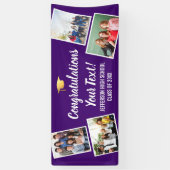 Abschluss-Fotosammlungs-Glückwunsch für alle Farbe Banner (Vertikal)