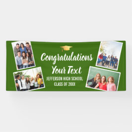 Abschluss-Fotosammlungs-Glückwunsch für alle Farbe Banner